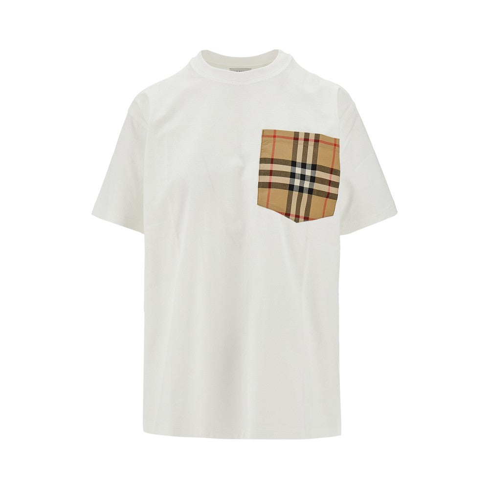 Check pocket T-shirt