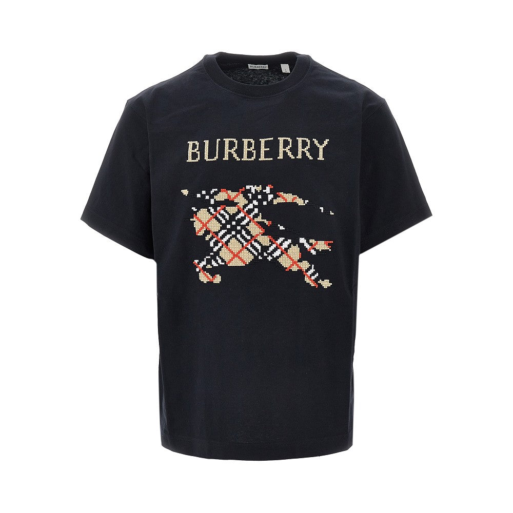 T-shirt in cotone con logo EKD ricamato