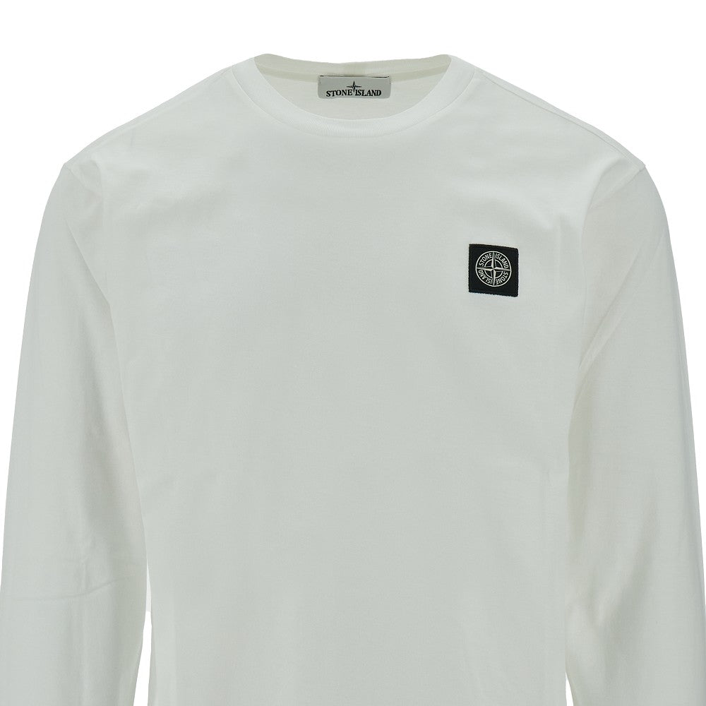 T-shirt a manica lunga con patch Rosa dei Ven