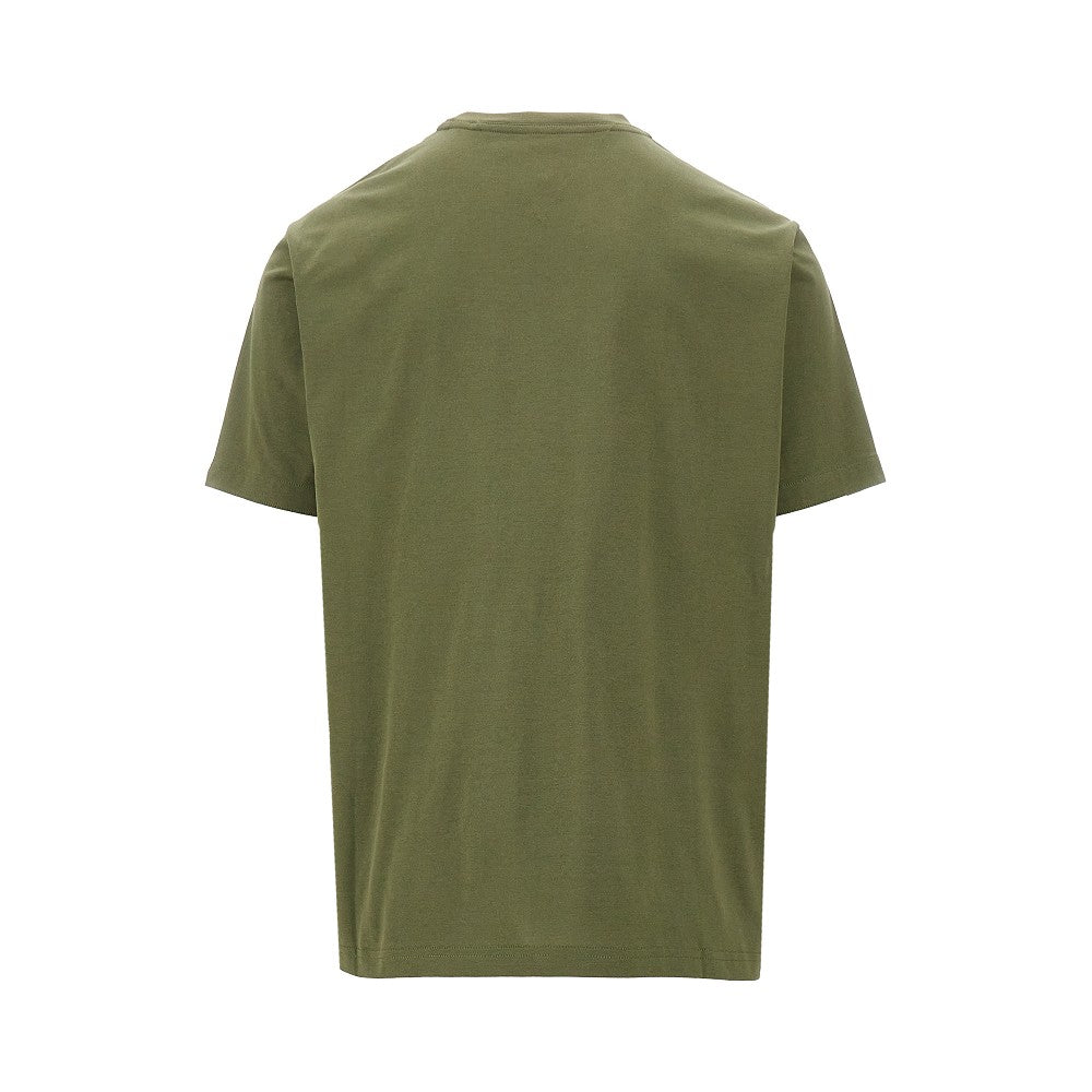 T-shirt con pesce ricamato