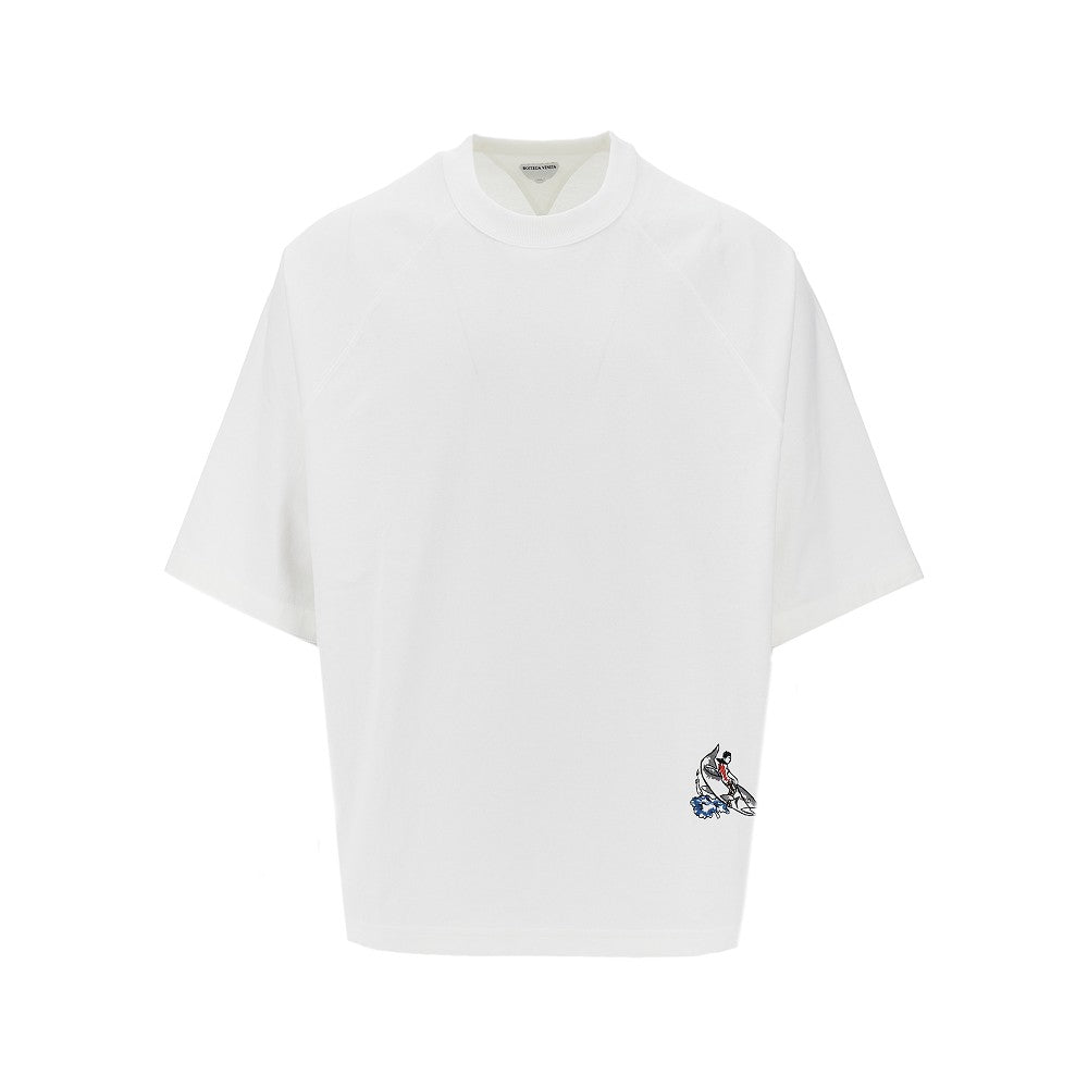 T-shirt oversize con dettaglio ricamato