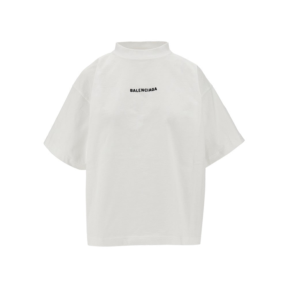 T-shirt cropped 'Balenciaga Back'