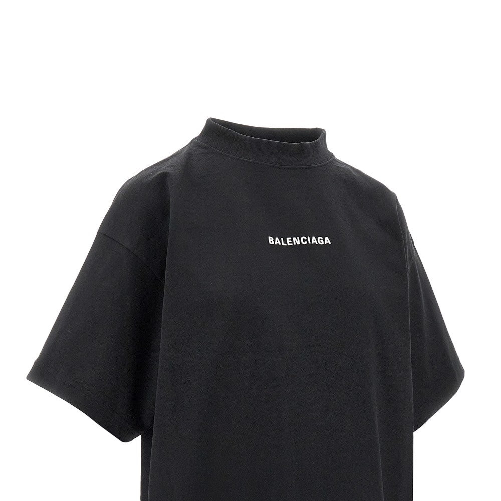 T-shirt cropped 'Balenciaga Back'