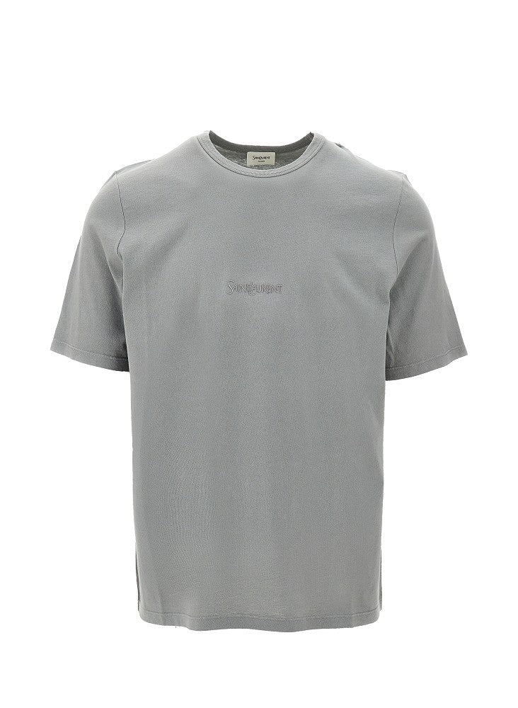 'Saint Laurent' embroidery T-shirt