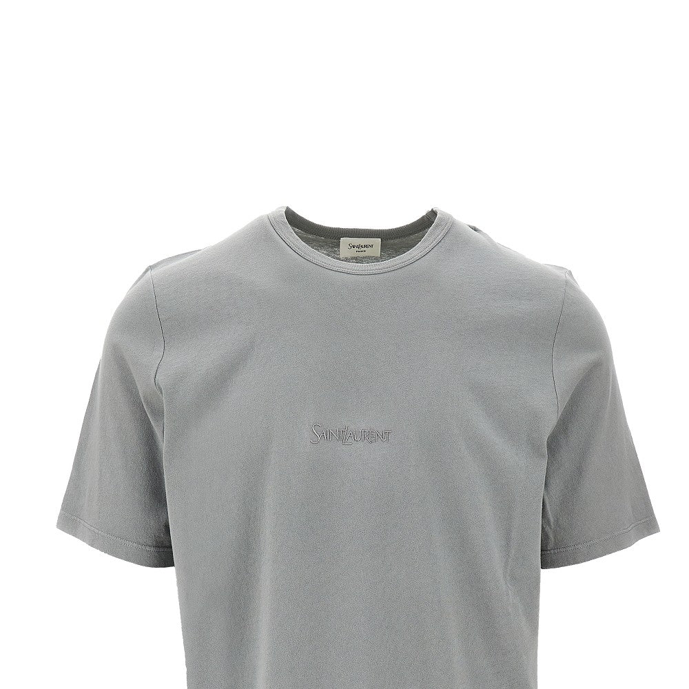 'Saint Laurent' embroidery T-shirt