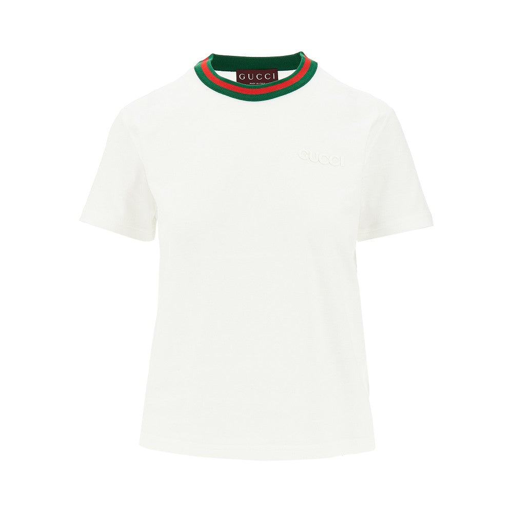 Web crewneck T-shirt