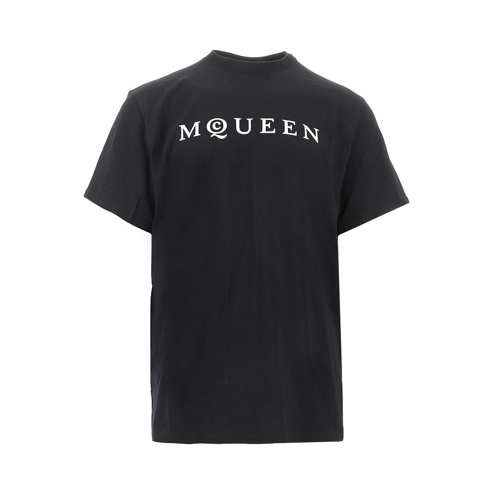 Flocked logo T-shirt