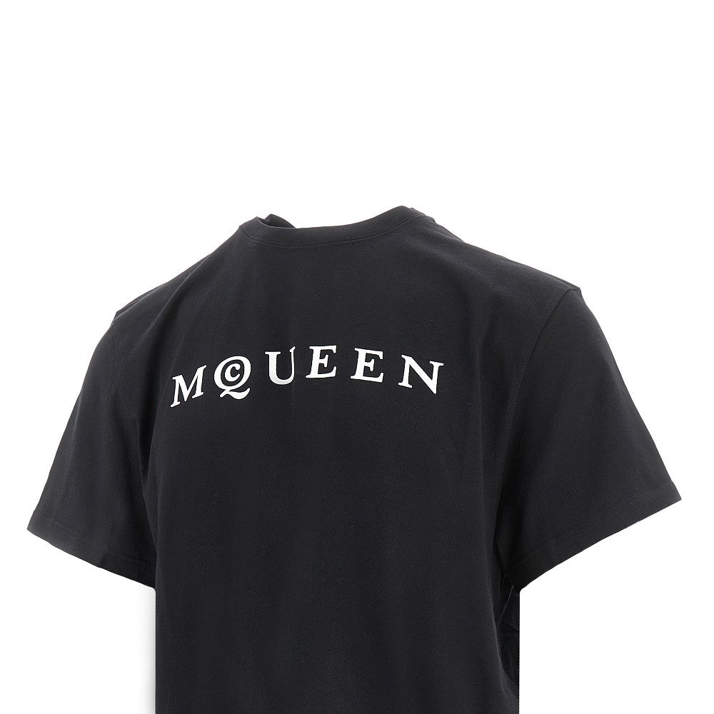 Flocked logo T-shirt