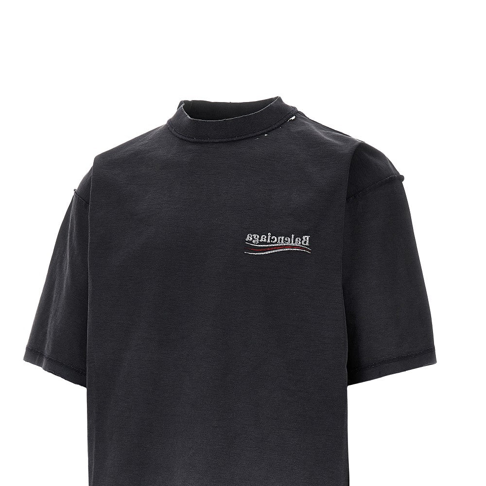 T-shirt inside-out ricamo Political Campaign