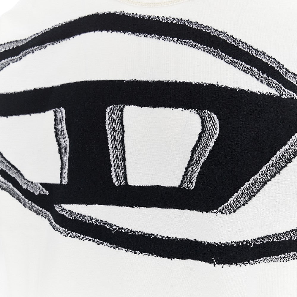T-shirt con logo Oval D