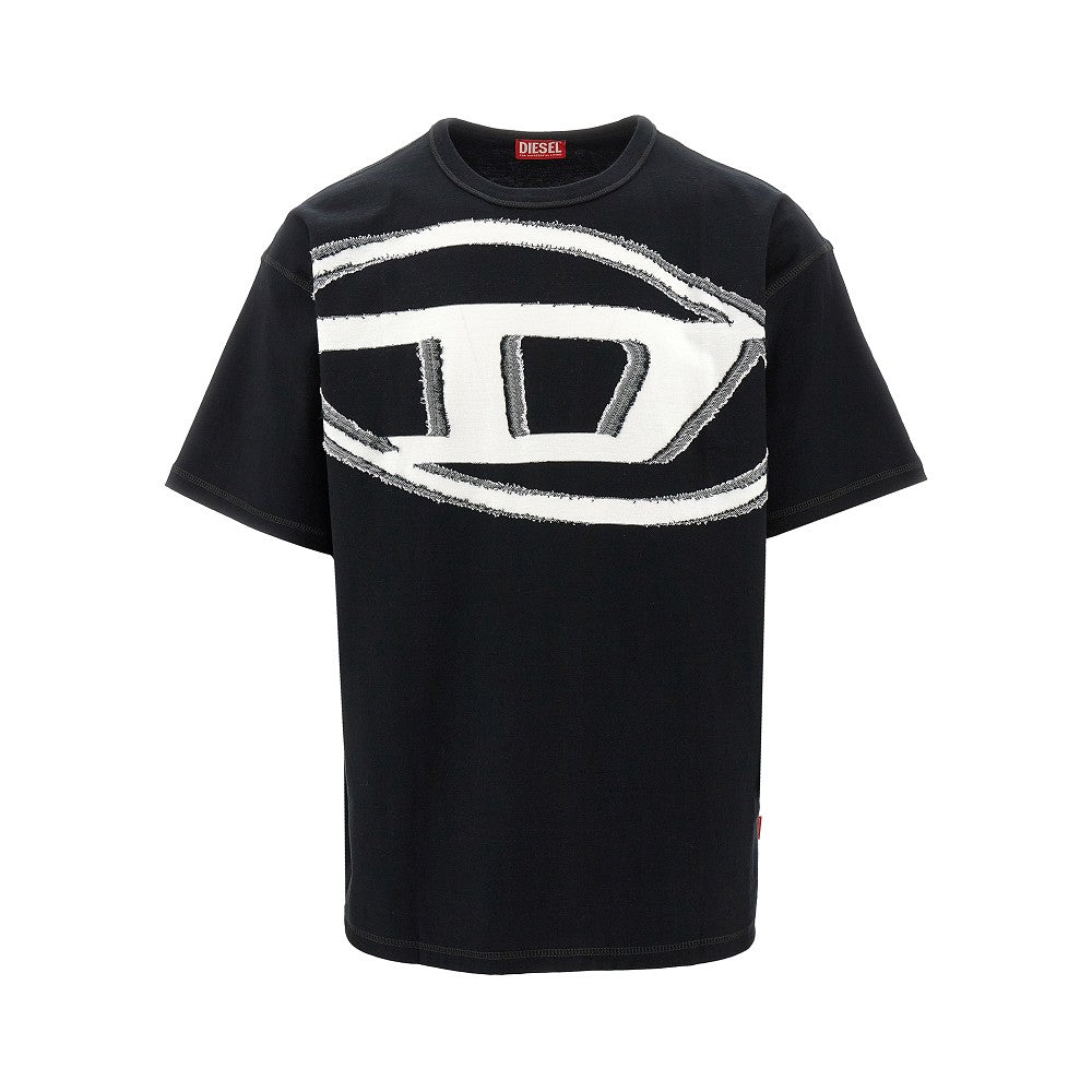 T-shirt con logo Oval D