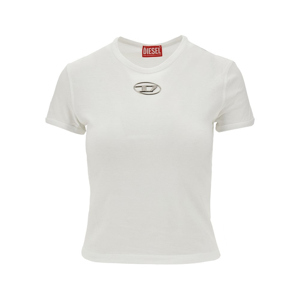 T-shirt con intarsio Oval D