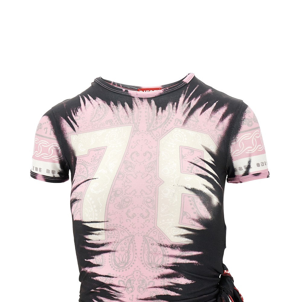 'Dasha' T-shirt with side knot