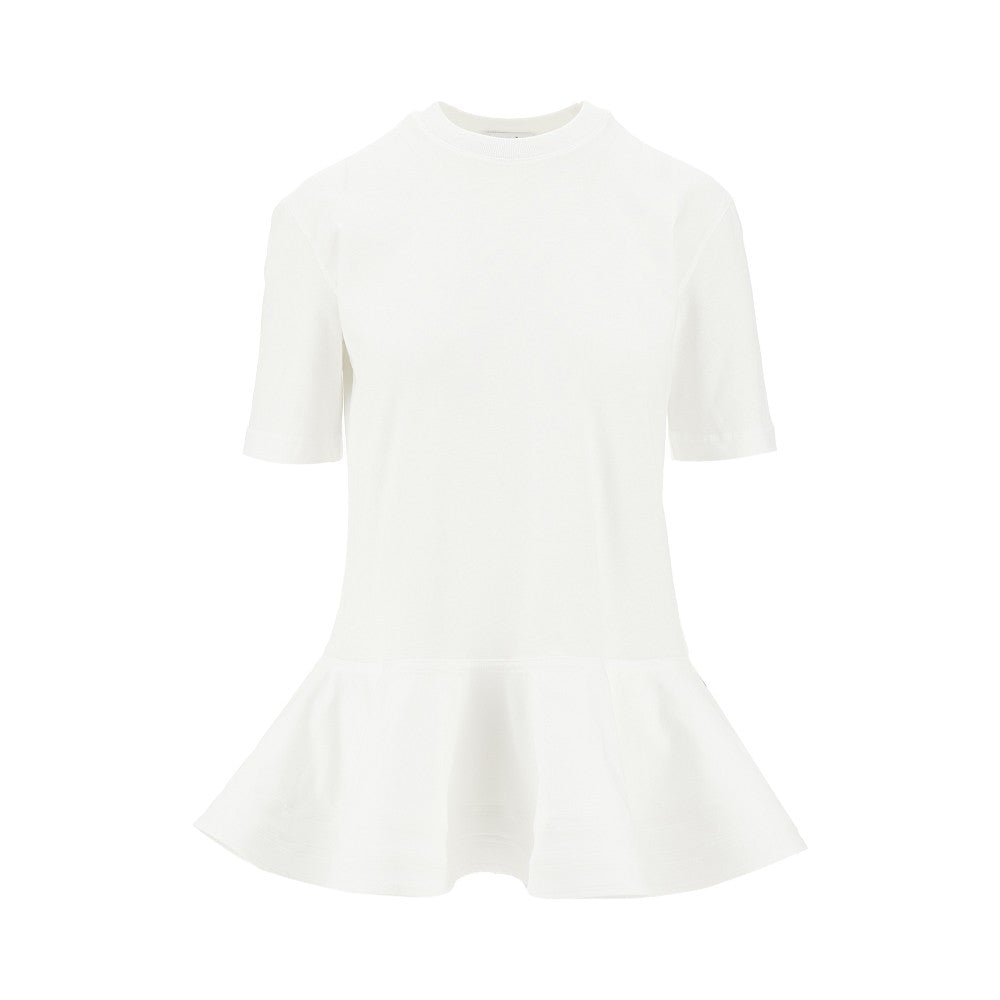 T-shirt Peplum in cotone