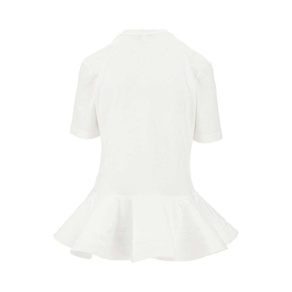 T-shirt Peplum in cotone