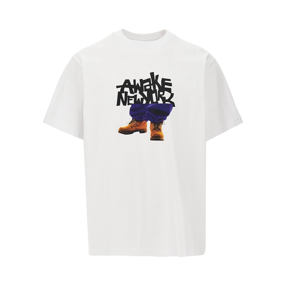 'Stomper' print T-shirt