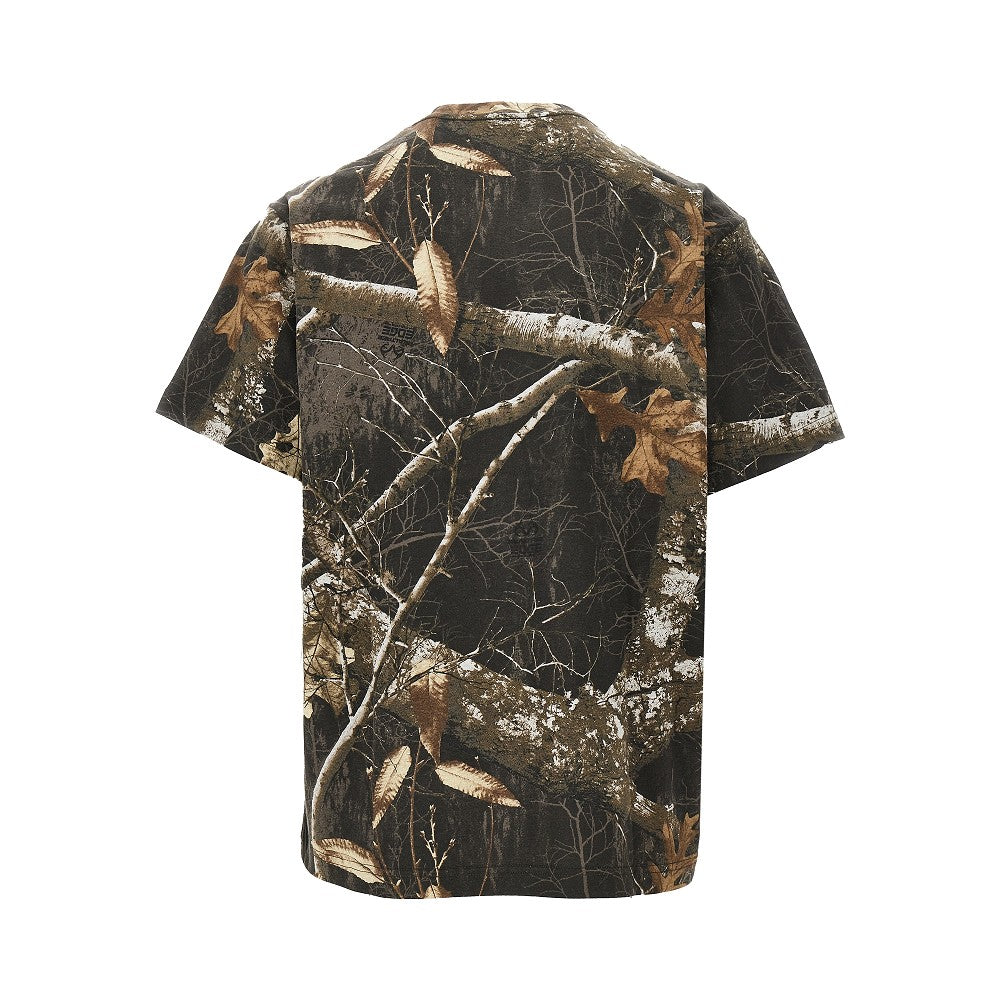 T-shirt stampa con taschino sul petto