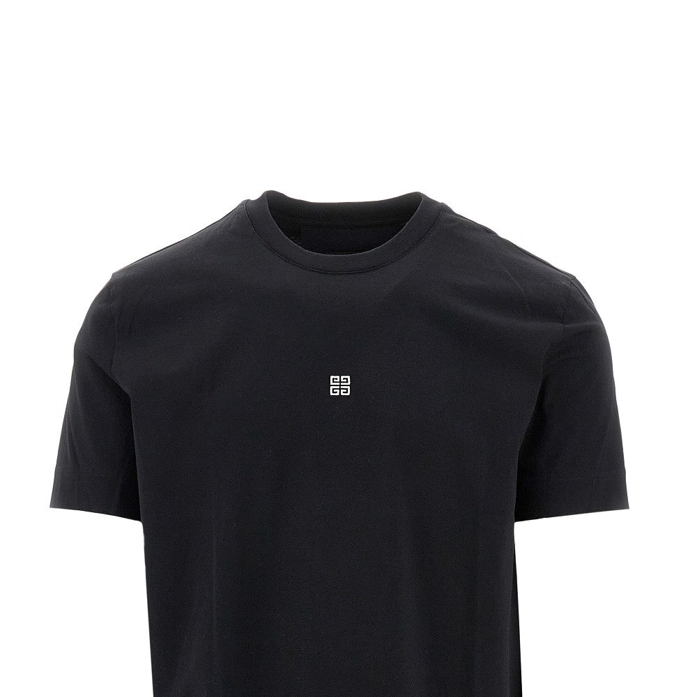T-shirt con logo ricamato