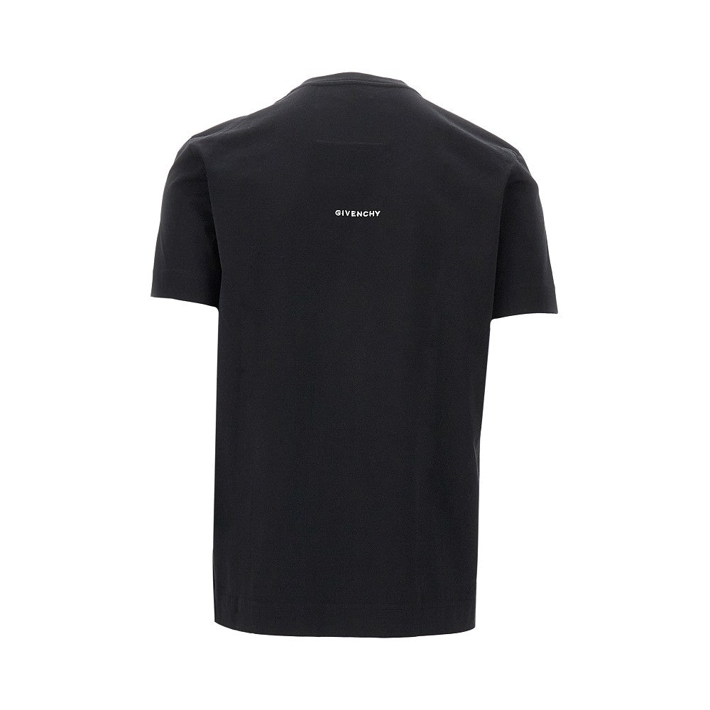 T-shirt con logo ricamato