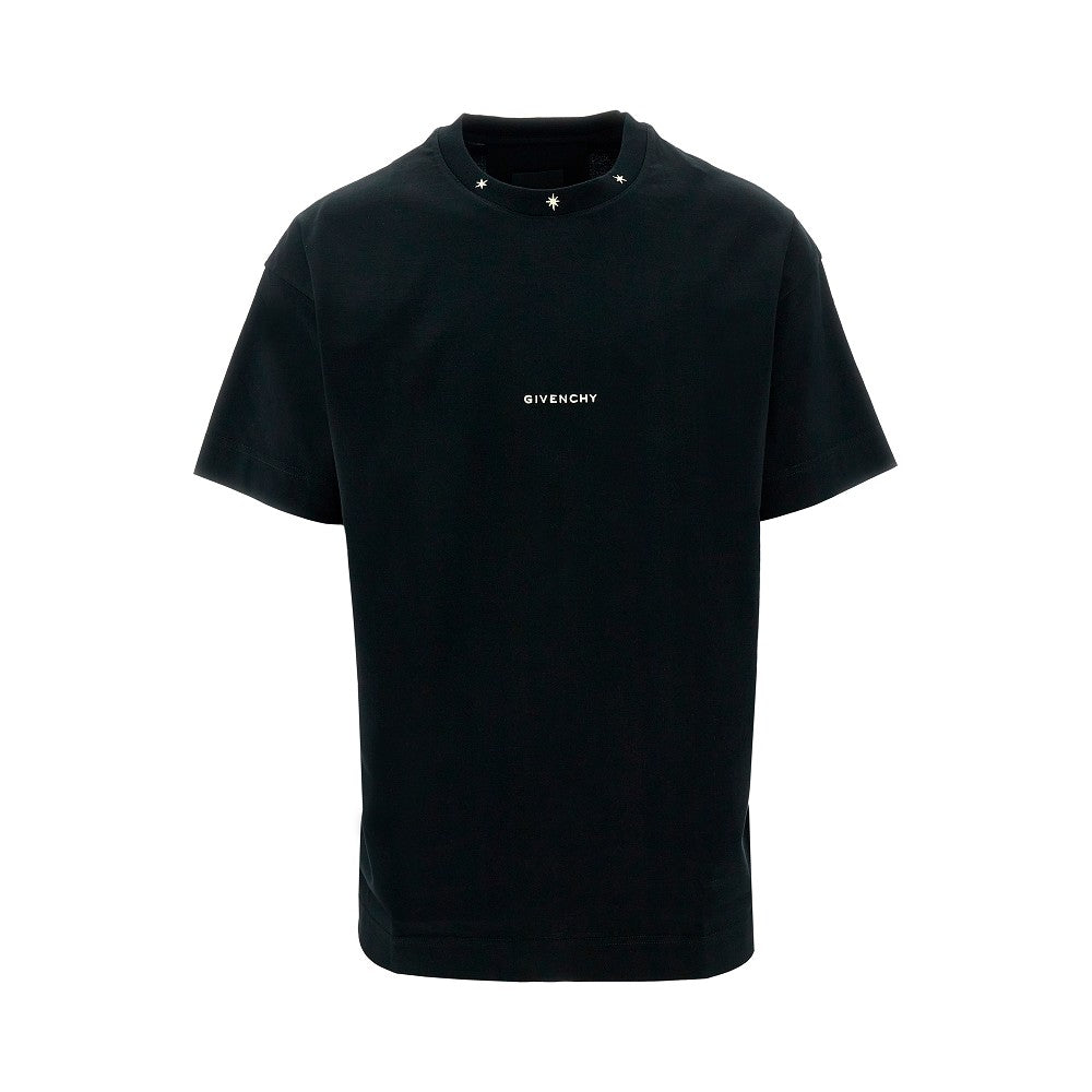 Embroidered cotton T-shirt