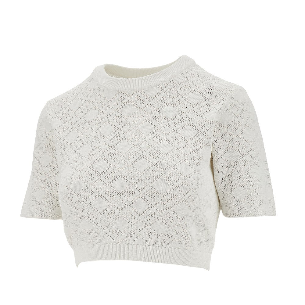 Monogram 72 kacquard knitted top