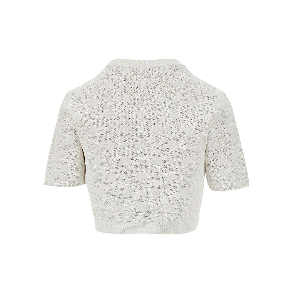 Monogram 72 kacquard knitted top