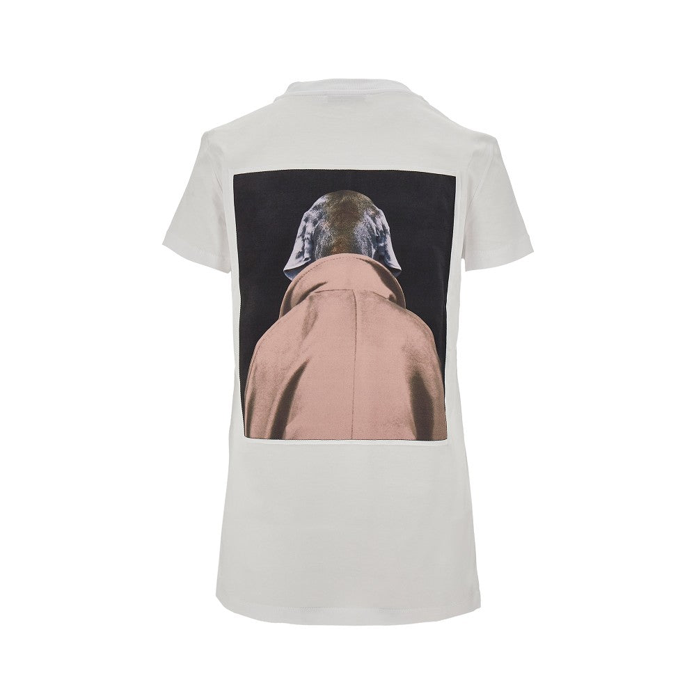 T-shirt in jersey con stampa William Wegman
