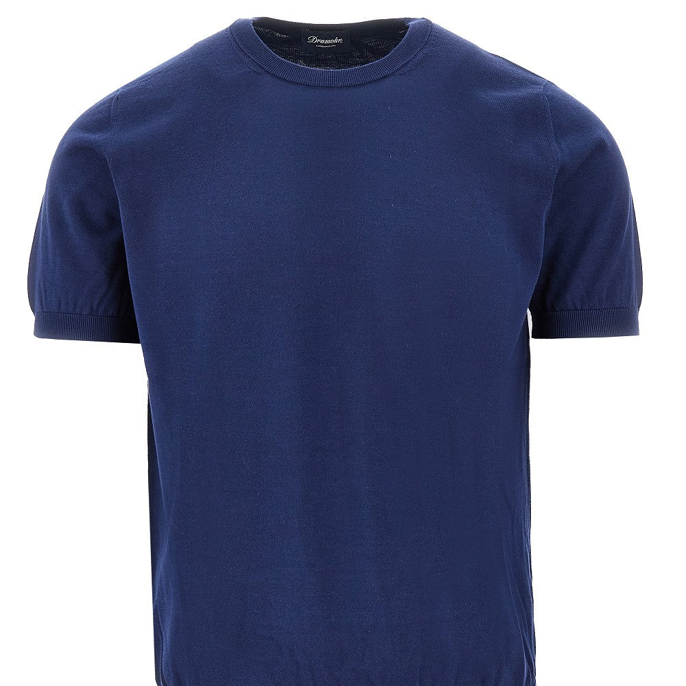 Cotton knitted T-shirt