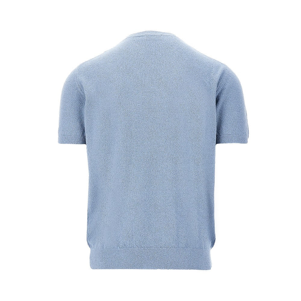 T-shirt in maglia effetto spugna