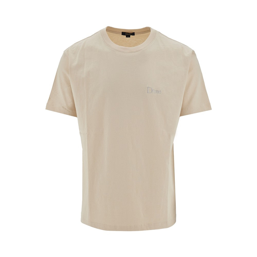 T-shirt con logo ricamato