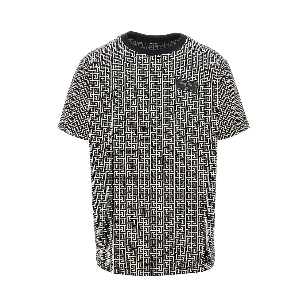 T-shirt in jersey Monogramma PB Labirinto