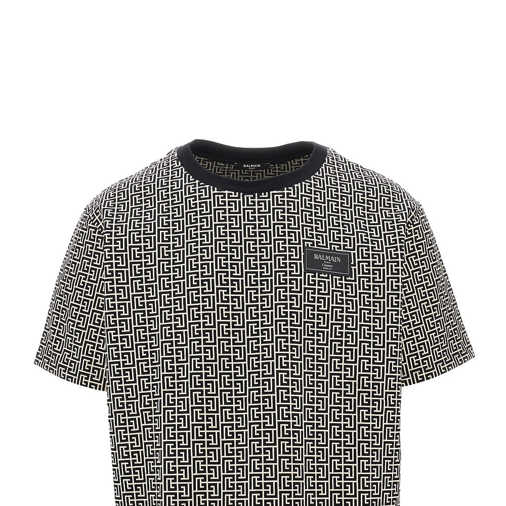 T-shirt in jersey Monogramma PB Labirinto