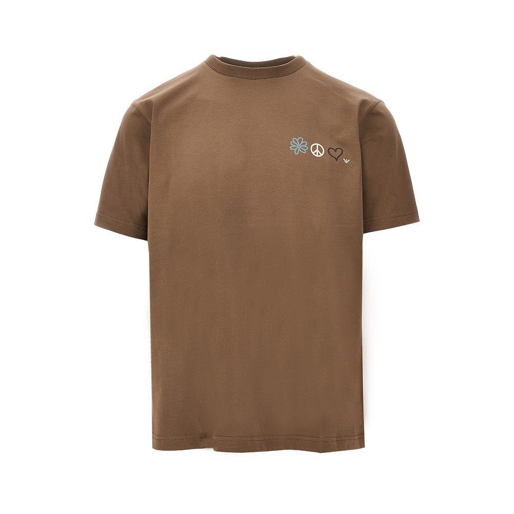 T-shirt stampa Peace ASV