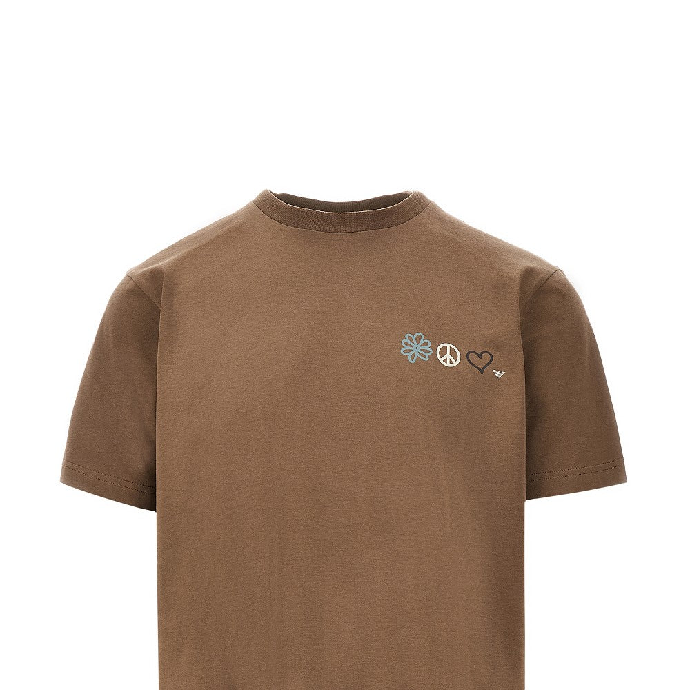 T-shirt stampa Peace ASV