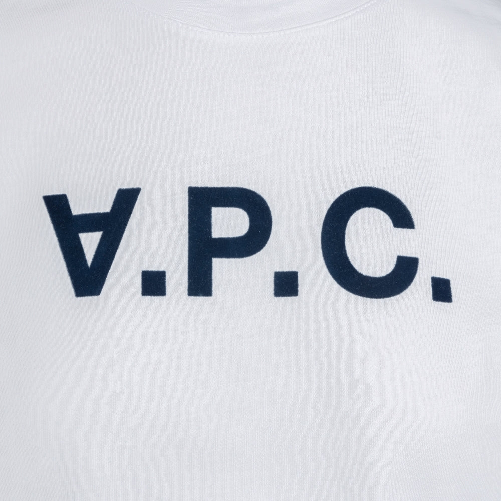 T-shirt con logo floccato