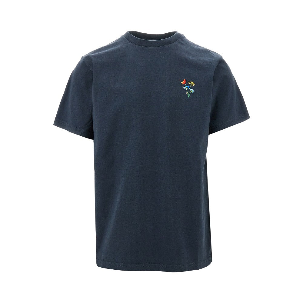 'Element' floral embroidery T-shirt