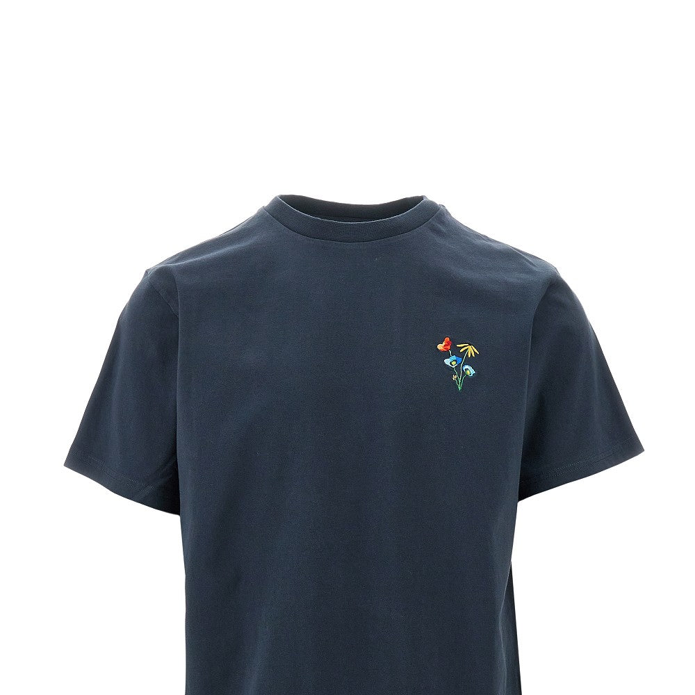 'Element' floral embroidery T-shirt
