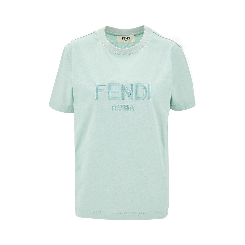 'Fendi Roma' embroidery T-shirt