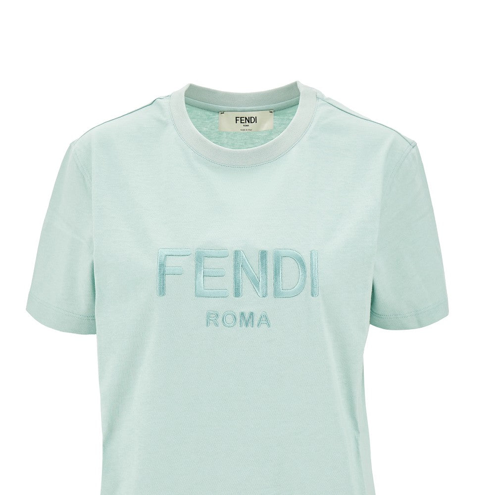 'Fendi Roma' embroidery T-shirt