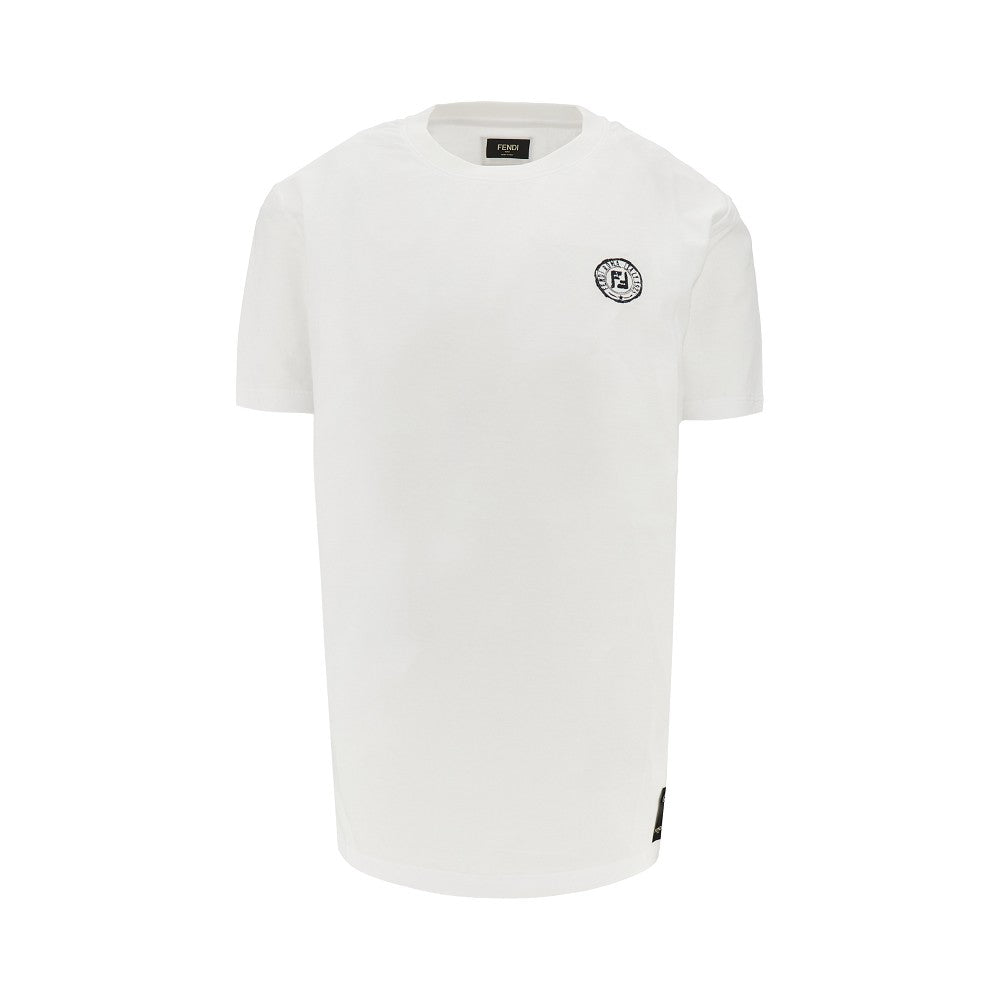 'FF Postcards' embroidery T-shirt