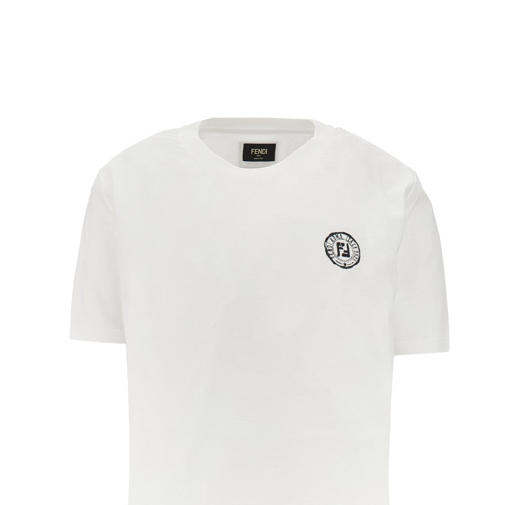 'FF Postcards' embroidery T-shirt