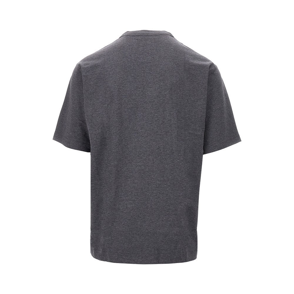 Logo print mélange T-shirt