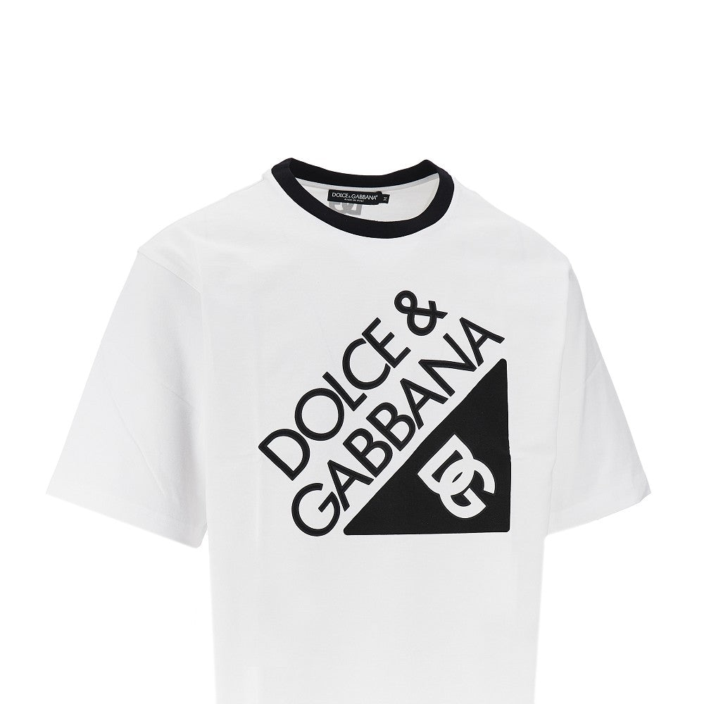 T-shirt con stampa logo