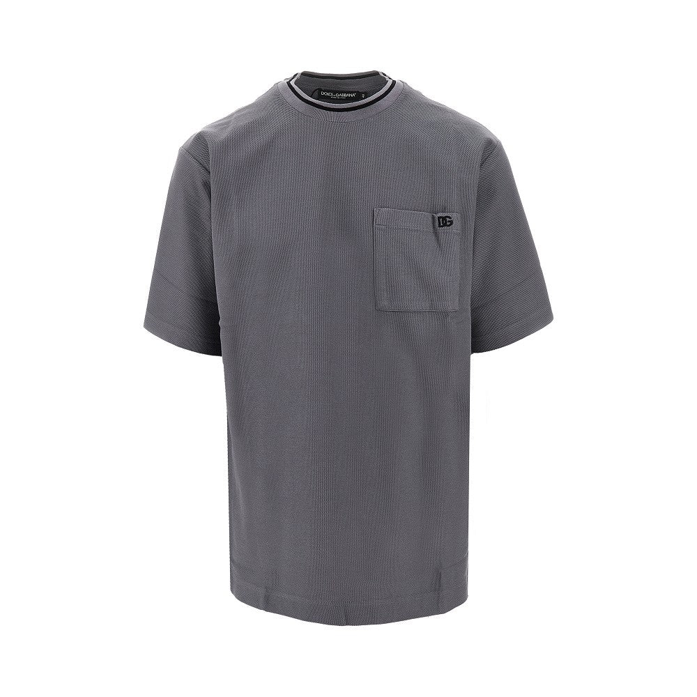 Tシャツ・カットソー Dolce & Gabbana Piquet T-Shirt With Dg Emrboidery Piquet T-shirt with DG embroidery DOLCE&GABBANA – RBoutique