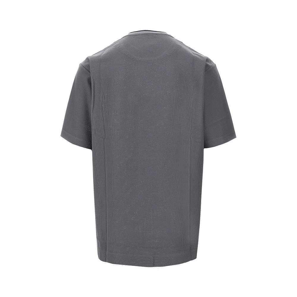 Tシャツ・カットソー DOLCE & GABBANA PIQUET T-SHIRT WITH DG EMRBOIDERY Cotton T-shirt with DG embroidery in Black for Men
