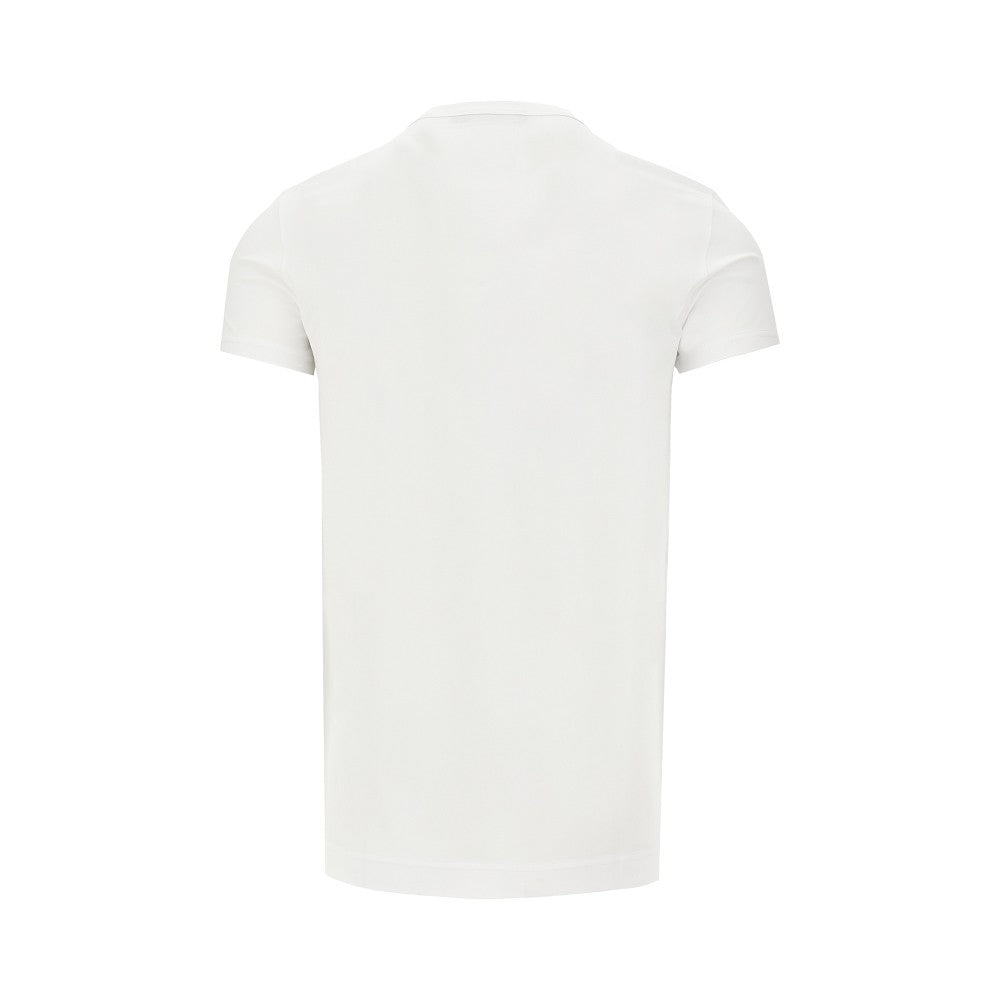 T-shirt in jersey stretch con ricamo DG