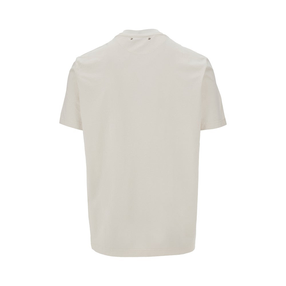 T-shirt con stampa logo vintage