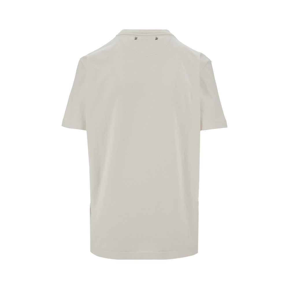 T-shirt in cotone con stampa logo