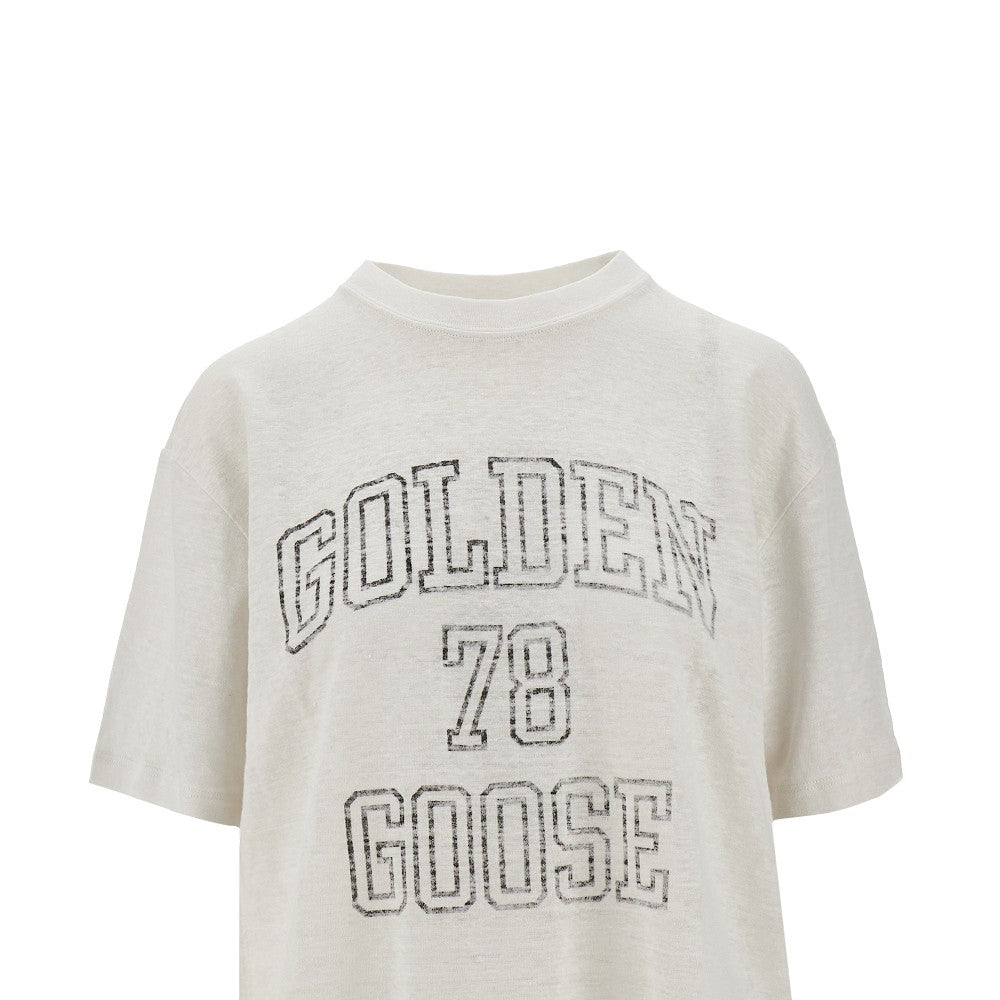 T-shirt in jersey di lino 'Boxi'