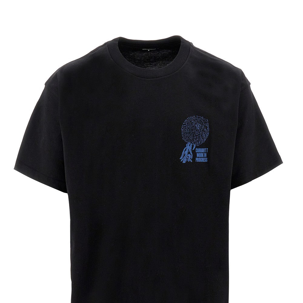 'Chrysanthemum' organic cotton T-shirt